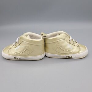 Fila Baby Infant Gold White Shoes Pre‎ Walker Sneakers Infant 6-12 Months
